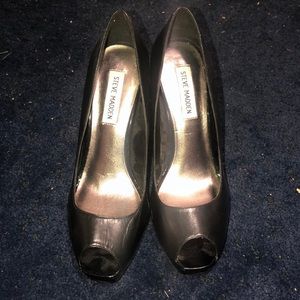 Steve Madden black stilettos